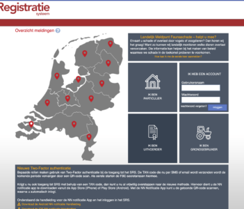 Aanleveren van bejaagacties voor provincies Zeeland en Flevoland alleen nog in het Faunaschade Registratie Systeem